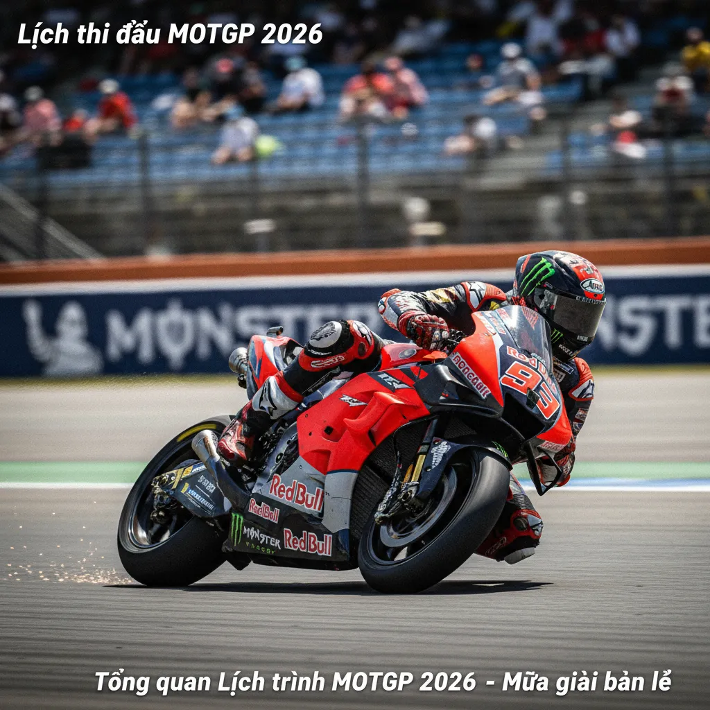 Tổng quan Lịch trình MotoGP 2026 - Mùa giải bản lề