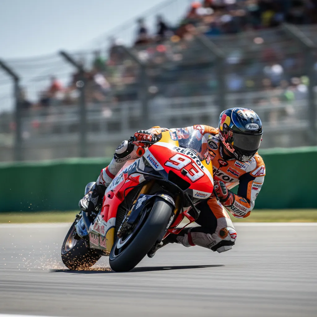 Marc Márquez trên chiếc xe Gresini Ducati